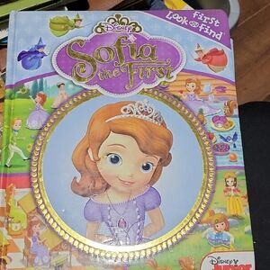 Disney Sofia the First Look and Find Book - Purple, Gold, Blue